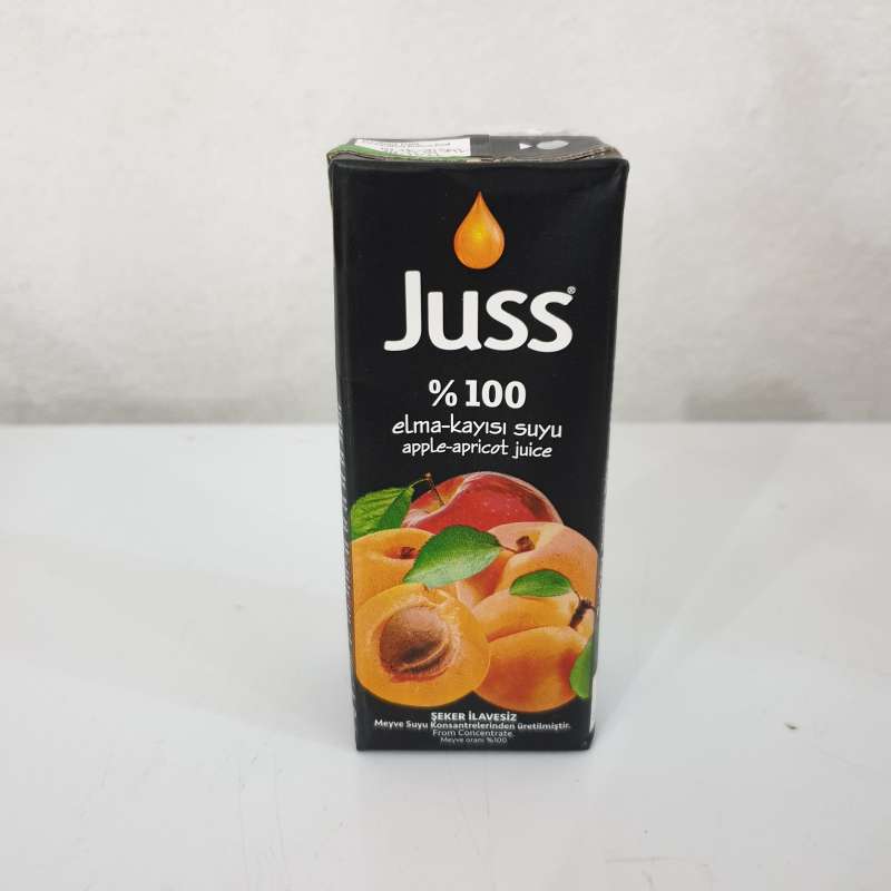 JUSS APPLE APRICOT JUICE 200ML 100% TP