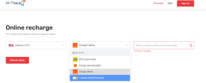 Send mobile recharge to Liberia