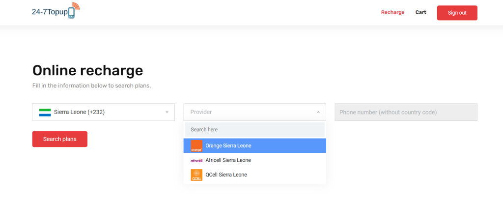 Sierra Leone cellphone providers