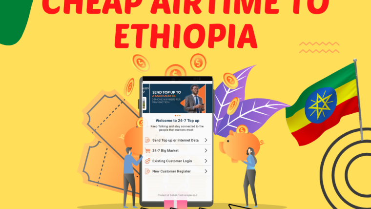 Send phone credit to Ethiopia